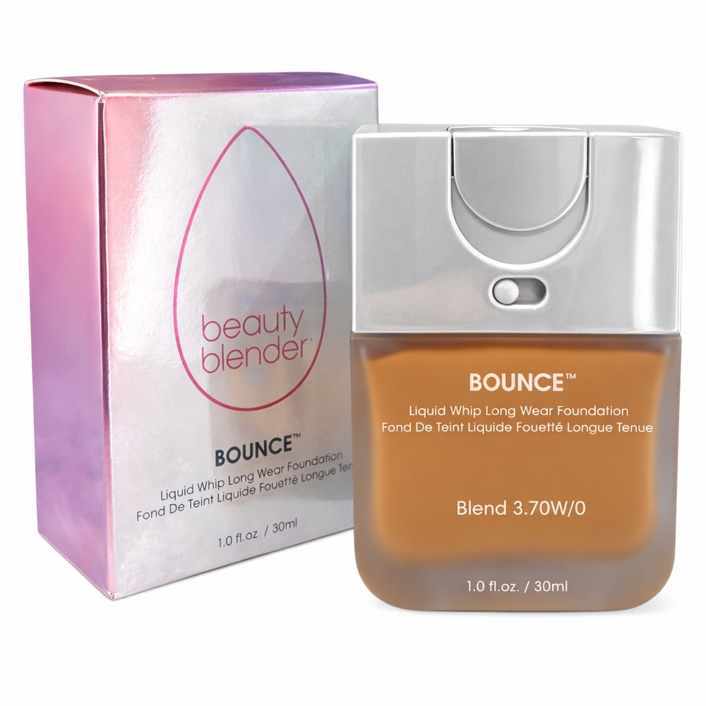 Bundle Set of Beautyblender Bounce Liquid Whip Foundation BLEND 3.70W/O & Kabuki